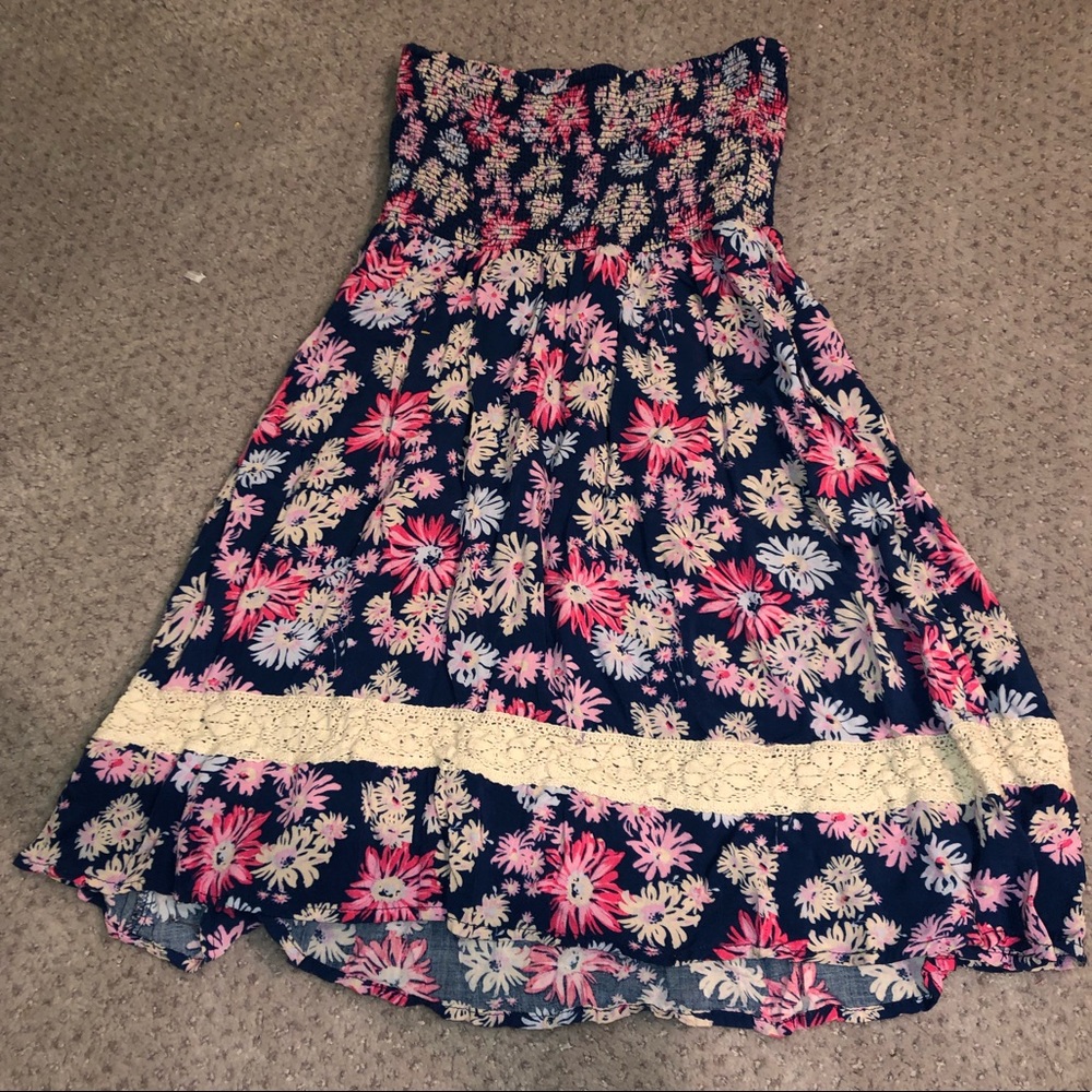 Strapless sundress